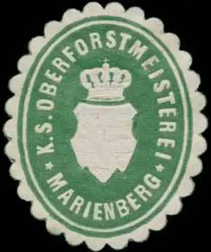 K.S. Oberforstmeisterei Marienberg