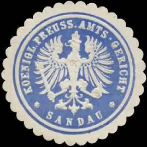 K.Pr. Amts-Gericht Sandau