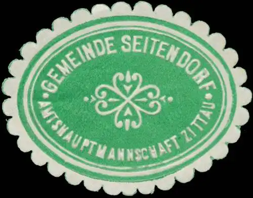 Gemeinde Seitendorf Amtsh. Zittau