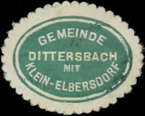 Gemeinde Dittersbach mit Klein-Elbersdorf