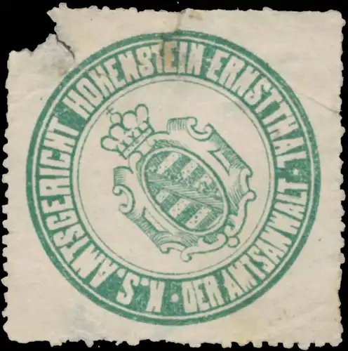 K.S. Amtsgericht Hohenstein-Ernstthal - Der Amtsanwalt