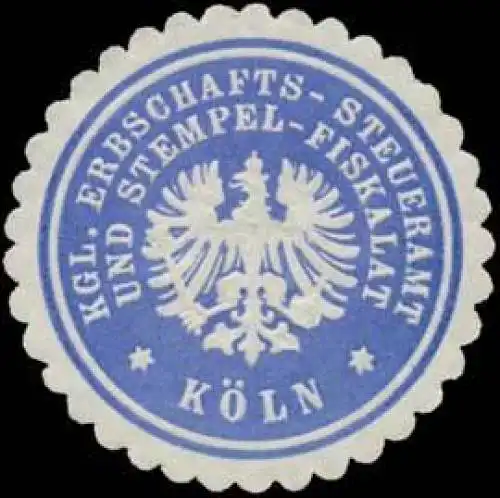 K. Erbschafts-Steueramt und Stempel-Fiskalat KÃ¶ln