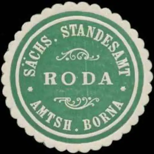 S. Standesamt Roda