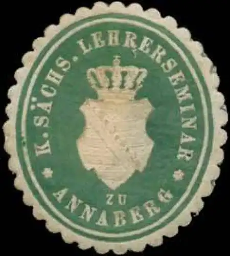 K.S. Lehrerseminar zu Annaberg