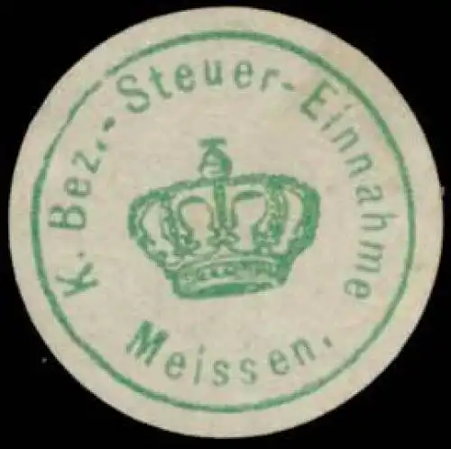 K. Bezirks-Steuer-Einnahme Meissen