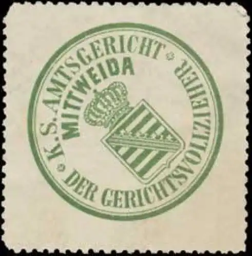 K.S. Amtsgericht Mittweida der Gerichtsvollzieher