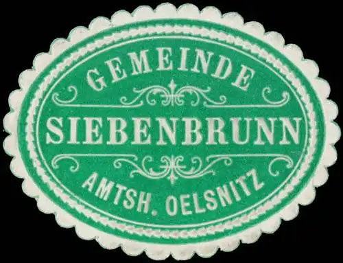 Gemeinde Siebenbrunn Amtsh. Oelsnitz
