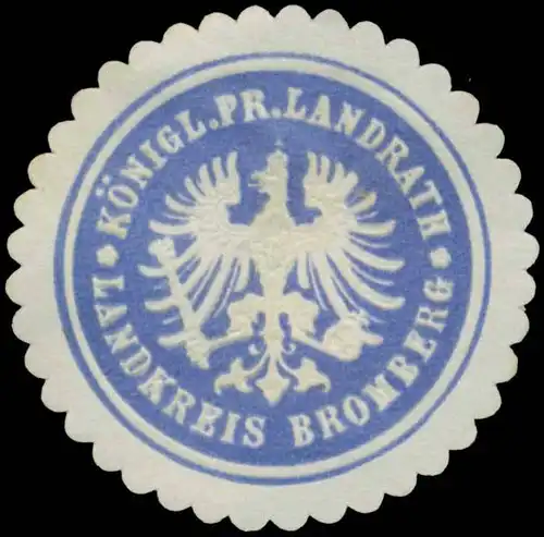 K.Pr. Landrath Landkreis Bromberg