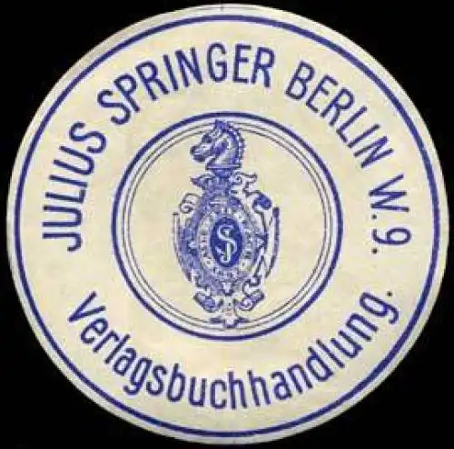 Verlagsbuchhandlung Julius Springer - Berlin