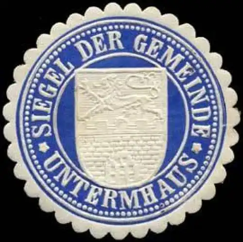 Siegel der Gemeinde Untermhaus