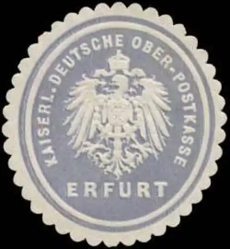 K. Deutsche Ober-Postkasse Erfurt