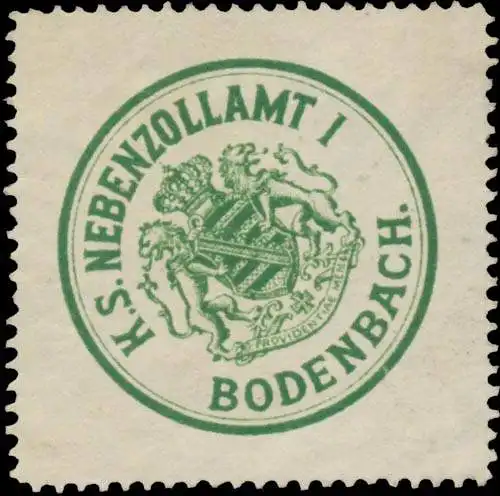 K.S. Nebenzollamt I Bodenbach