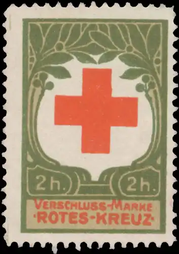 Verschlussmarke Rotes Kreuz