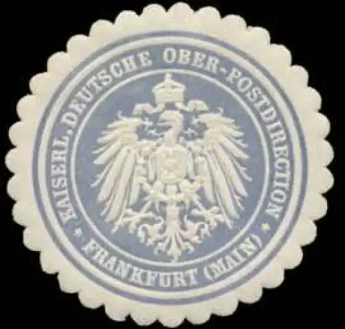 K. Deutsche Ober-Postdirection Frankfurt/Main