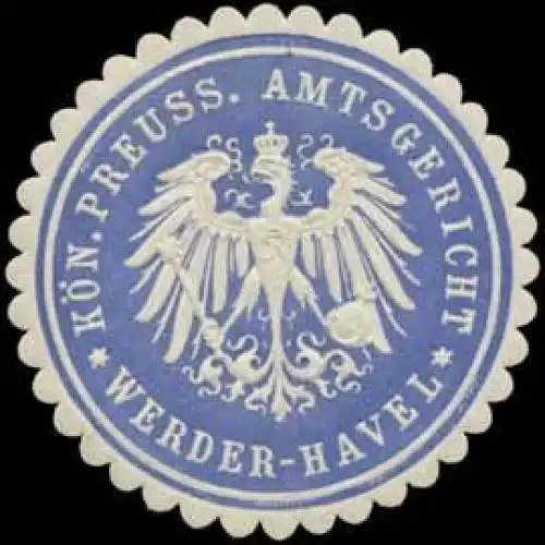 K.Pr. Amtsgericht Werder/Havel