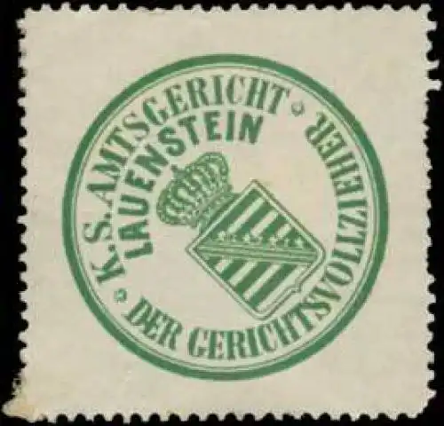 Der Gerichtsvollzieher K.S. Amtsgericht Lauenstein