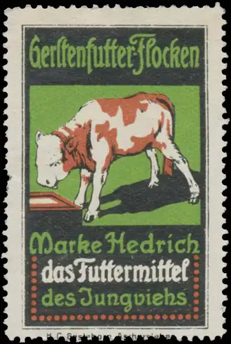 Gerstenfutter-Flocken Marke Hedrich