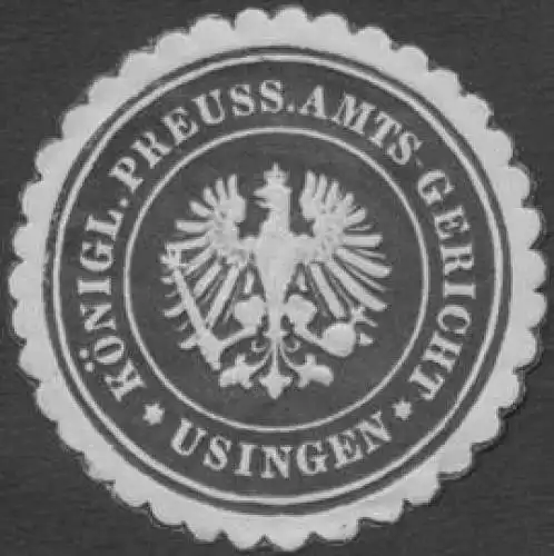 K.Pr. Amts-Gericht Usingen