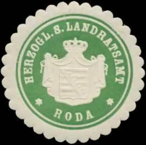 H. Landratsamt Roda