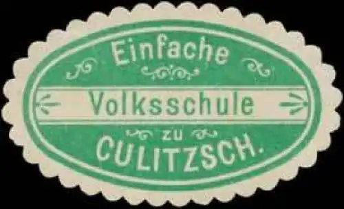 Einfache Volksschule zu Culitzsch