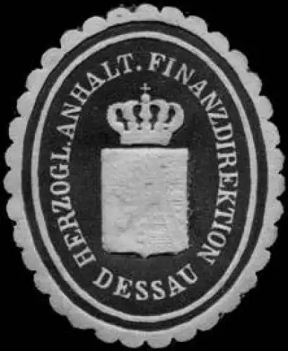 Herzoglich Anhalt. Finanzdirektion - Dessau