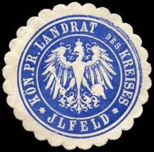 K. Pr. Landrat des Kreises - Ilfeld