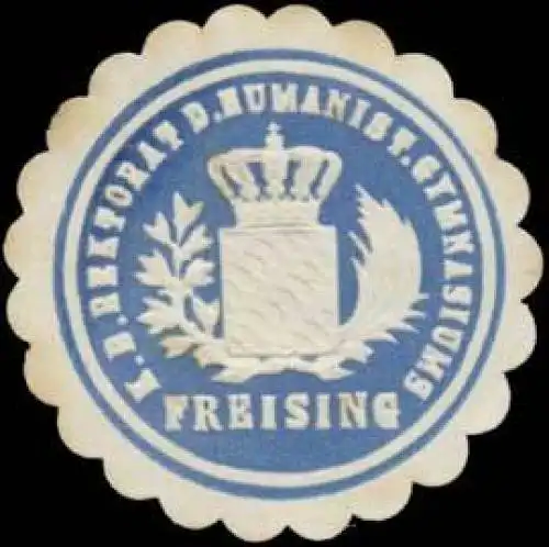 K. Bayer. Rektorat des Humanistischen Gymnasiums Freising