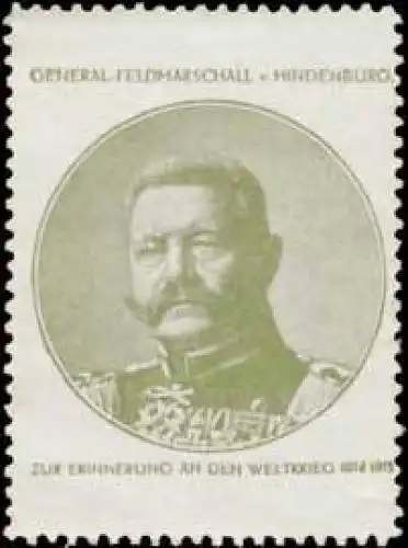 Paul von Hindenburg