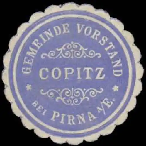 Gemeinde Vorstand Copitz bei Pirna