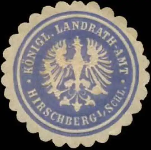 K. Landrath-Amt Hirschberg in Schlesien