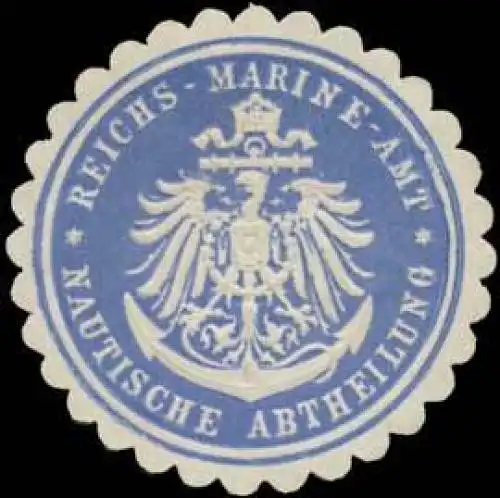 Reichsmarineamt Nautische Abtheilung
