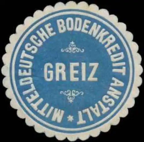 Mitteldeutsche Bodenkredit Anstalt Greiz