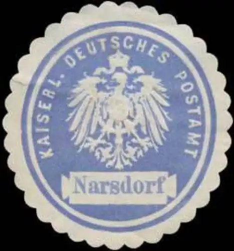 K. Deutsches Postamt Narsdorf (Borna)