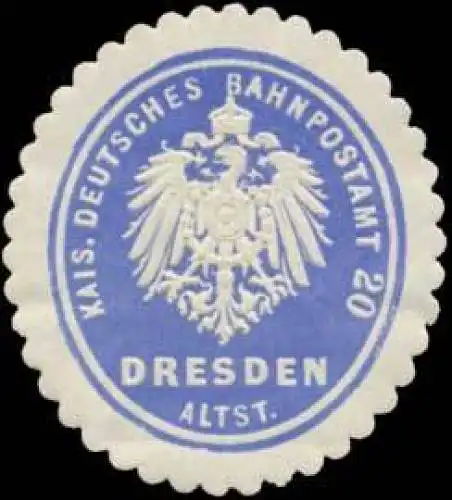 K. Deutsches Postamt 20 Dresden/Altstadt