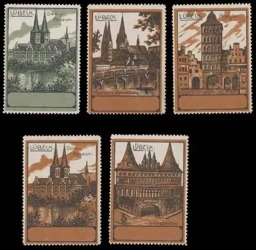 LÃ¼beck Sammlung Reklamemarken