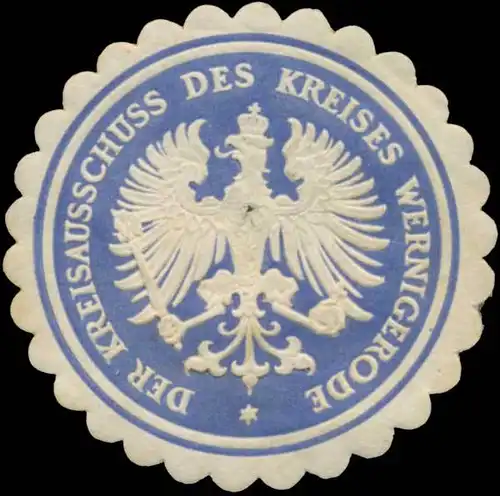 Der Kreisausschuss des Kreises Wernigerode