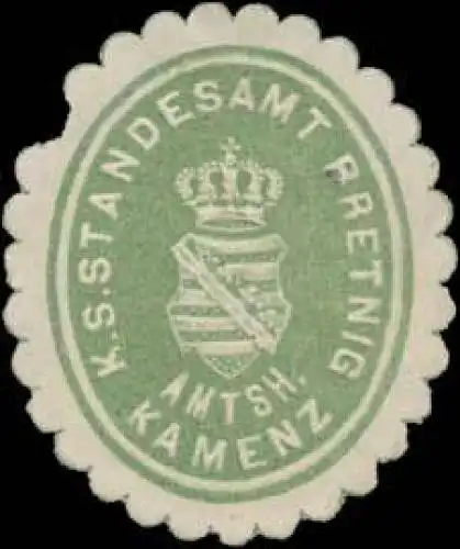 K.S. Standesamt Bretnig