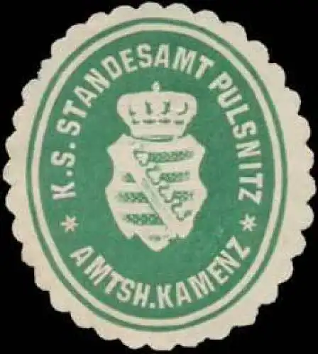 K.S. Standesamt Pulsnitz