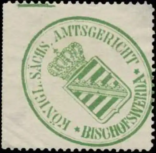 K.S. Amtsgericht Bischofwerda