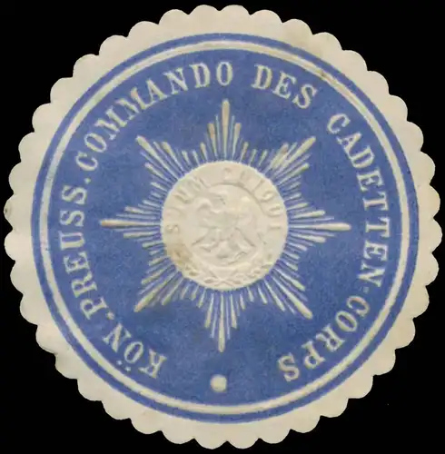 K.Pr. Commando des Cadetten-Corps