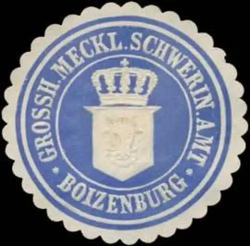 Gr. Meckl. Schwerin. Amt Boizenburg