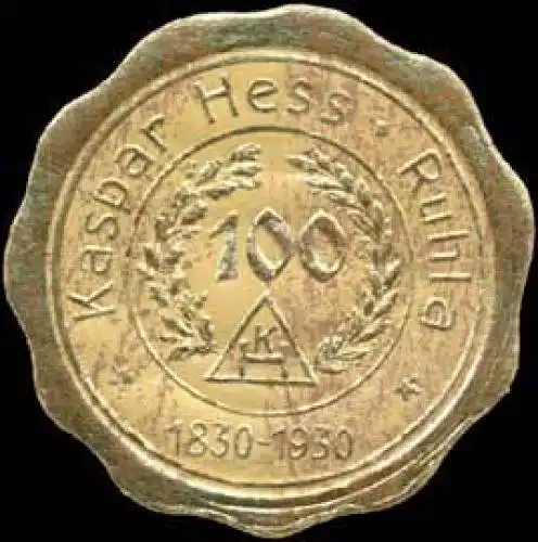 100 Jahre Metallwarenfabrik Kaspar Hess