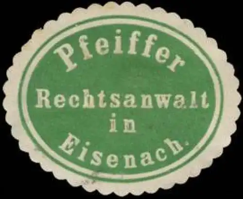 Pfeiffer Rechtsanwalt in Eisenach