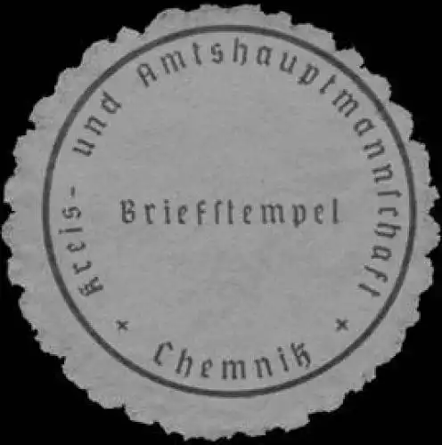 Kreis- und Amtshauptmannschaft Chemnitz