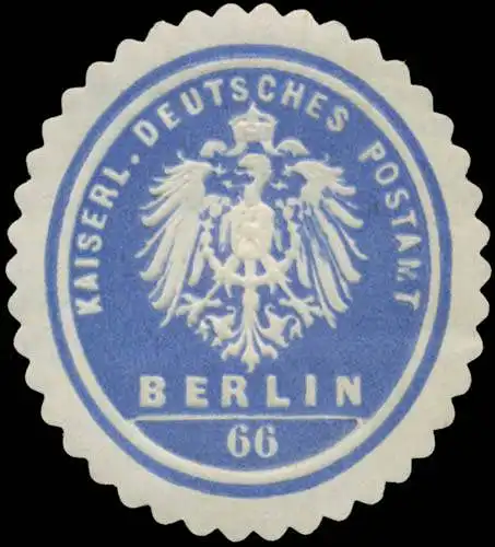 K. Deutsches Postamt Berlin 66