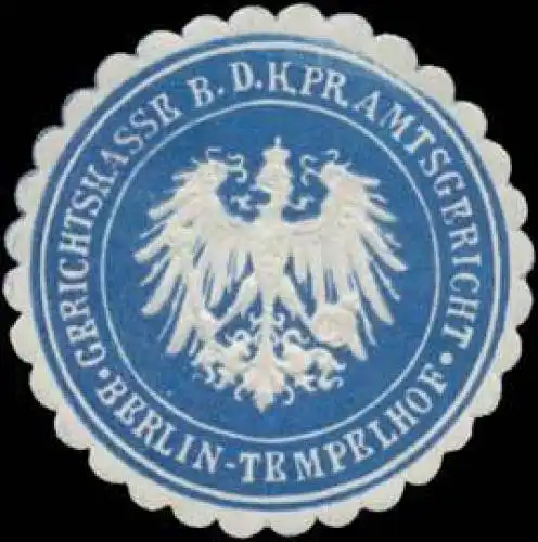 Gerichtskasse b.d. K.Pr. Amtsgericht Berlin-Tempelhof