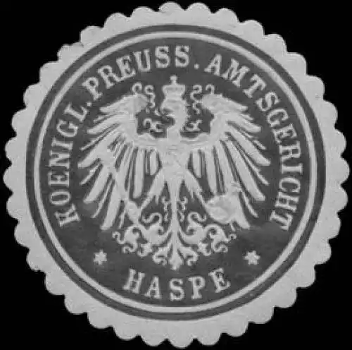 K. Pr. Amtsgericht Haspe