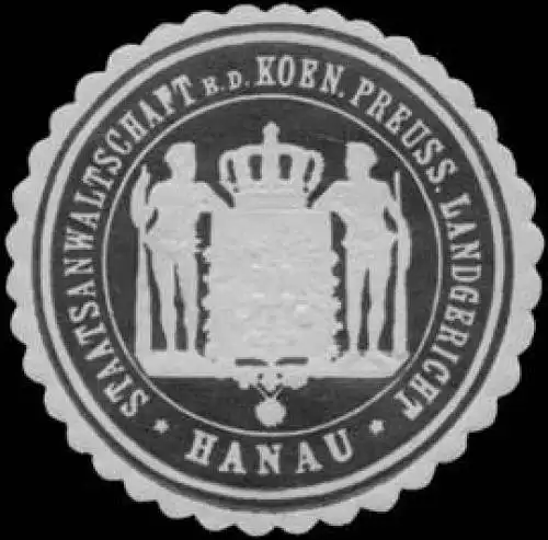 Staatsanwaltschaft b.d. K. Pr. Landgericht Hanau