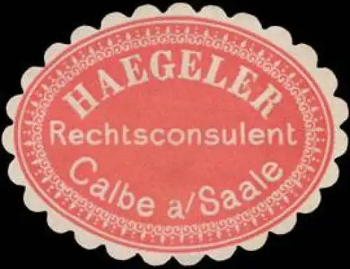 Rechtsconsulent Haegeler Calbe/Saale