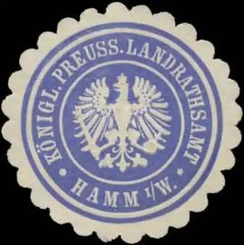 K.Pr. Landrathsamt Hamm/W
